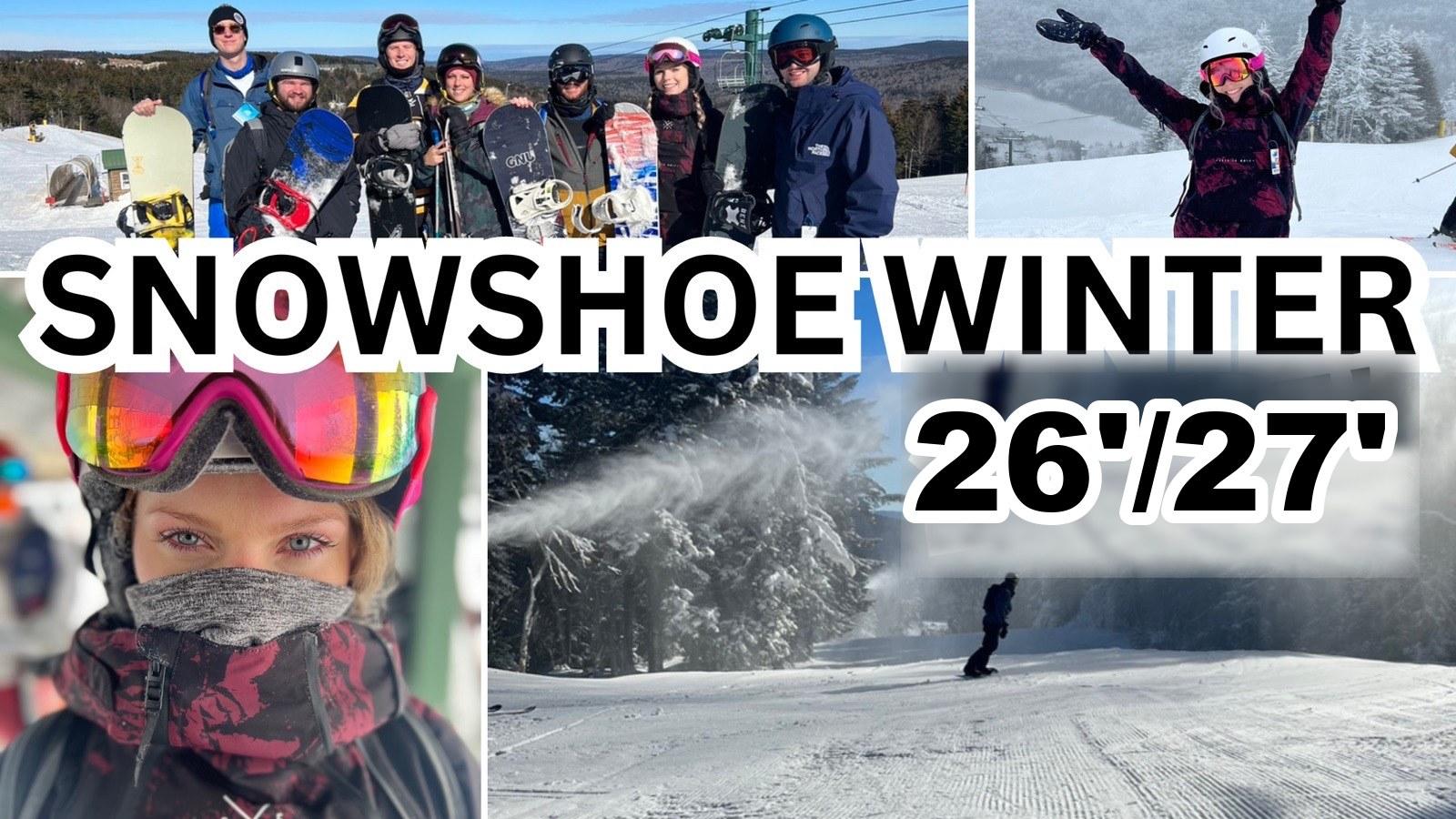 2026-2027 Snowshoe Winter Event Schedule cover